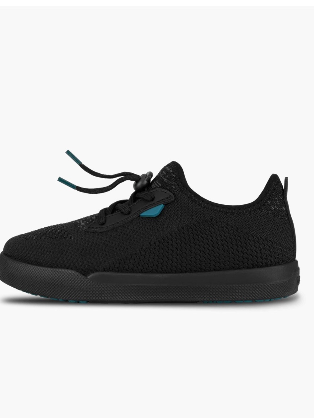 Vessi Weekend Waterproof Sneaker Asphalt Black on Black in Unisex Kids